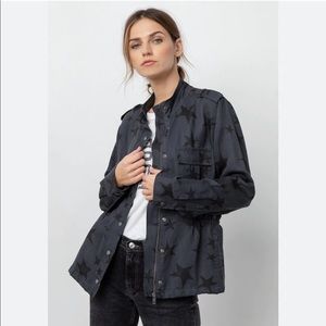 New Rails Trey star print utility jacket medium